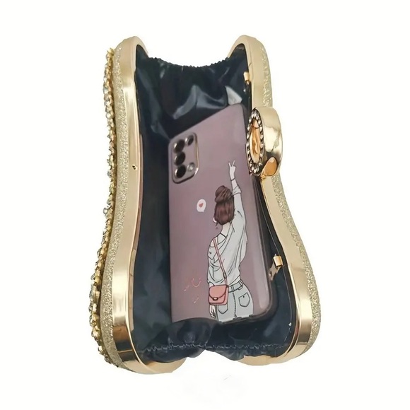 Love Birds Rhinestones Clutch Purses